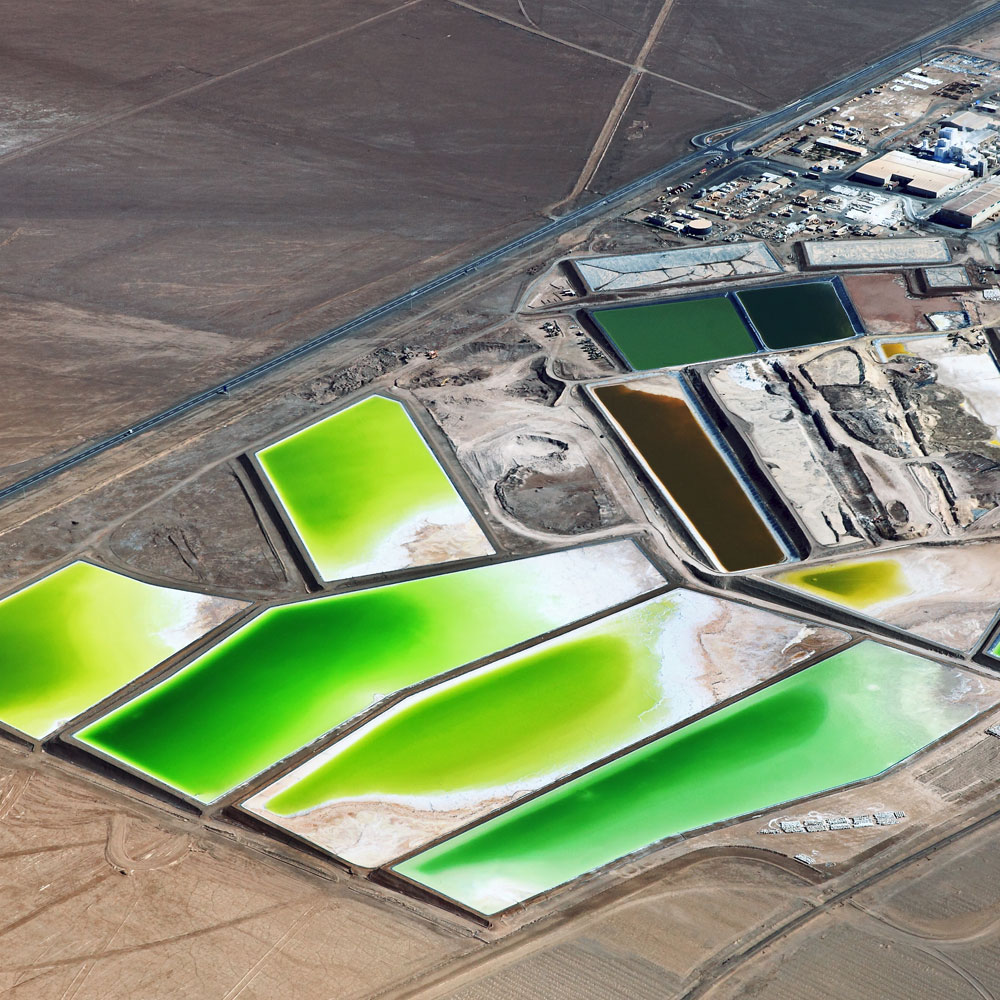 Solar evaporation ponds